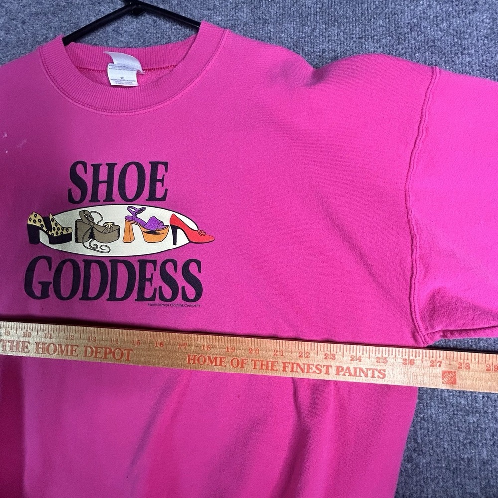 Shoe Goddess Crewneck Sweatshirt Women‎ Size 2xl Pink - Picture 6 of 7